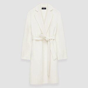 JOSEPH Double Face Cashmere Cenda Long Coat (Ivory)